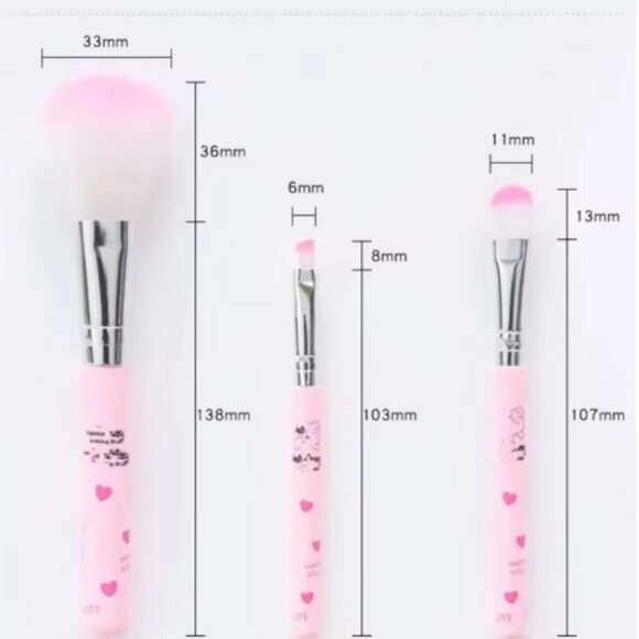 Hello Kitty makeup brush set - Picture 3 of 6